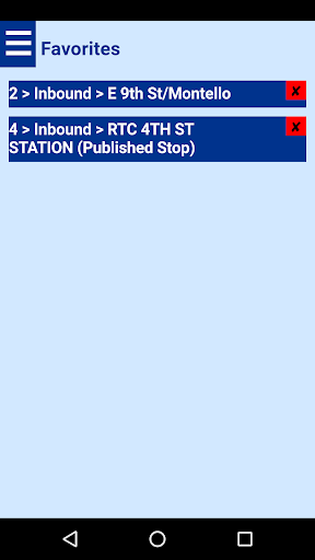 Reno RTC Ride Bus Tracker Screen 3
