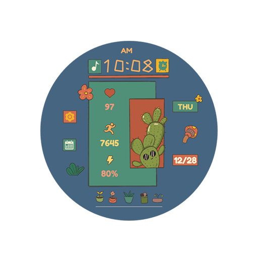 Planting Time For Wear OS logo