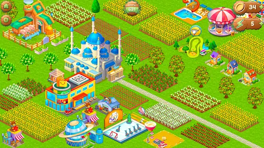 Farm Town Farm Offline Games