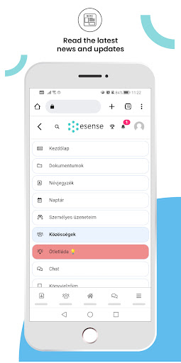 Android application eSenseApp screenshort
