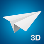 Cover Image of ダウンロード 紙飛行機、飛行機-3Dアニメーションの説明  APK