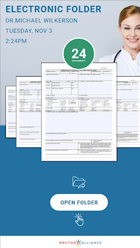 Android application Physician Sign screenshort