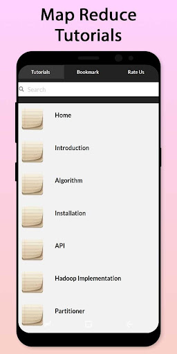 Android application Easy Map Reduce Tutorial screenshort