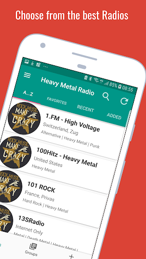 Android application Heavy Metal Radio screenshort
