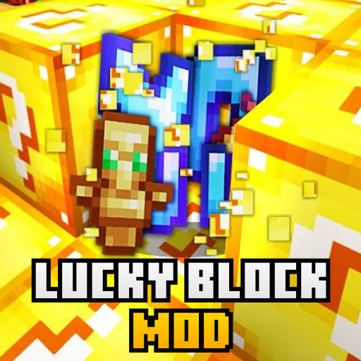 Lucky Block mod for MCPE logo