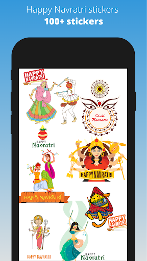 happy navratri stickers WAStic Screen 2
