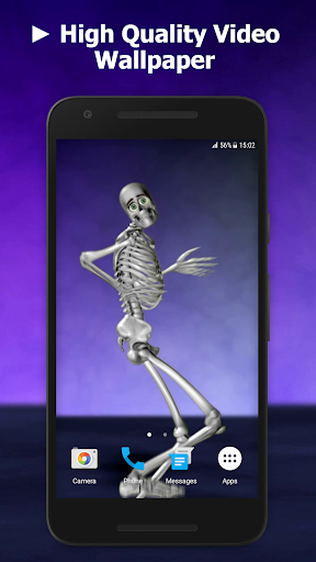 Android application Dance Skeleton Video Wallpaper screenshort