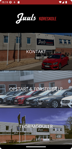 Android application Juuls Køreskole screenshort