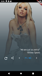 Captura de Pantalla 2 Britney Spears Quotes Lyrics android