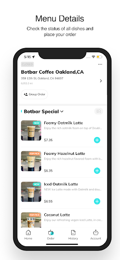 Botbar Coffee Screen 2