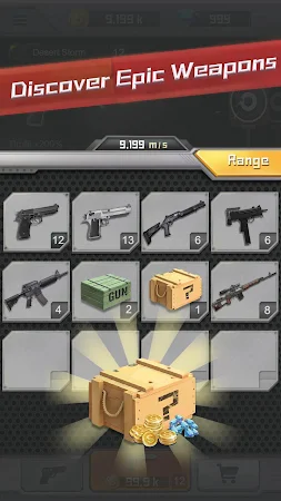 Game screenshot Idle Gun Range: Merge n Shoot! hack