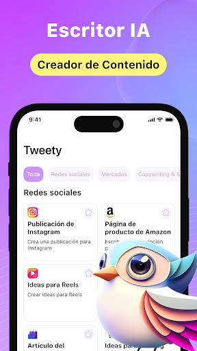 Vista previa de la aplicación