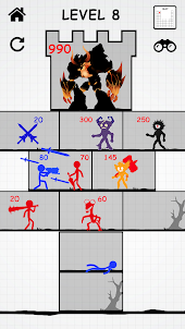 Stick Figure Endless Battle