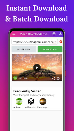 Pro Video Downloader voor Instagram