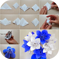 Оригами цветок учебники