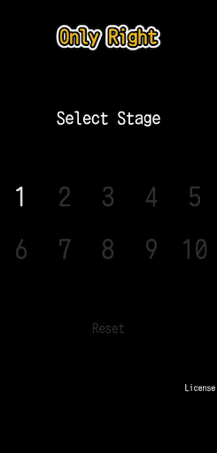 Android application Only Right screenshort