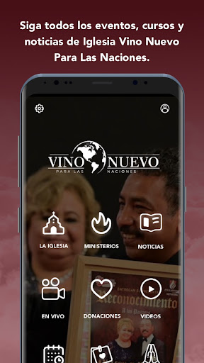 Android application Iglesia Vino Nuevo Para Las Na screenshort