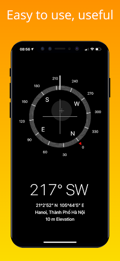 iCompass: bussola iOS, bussola stile iPhone