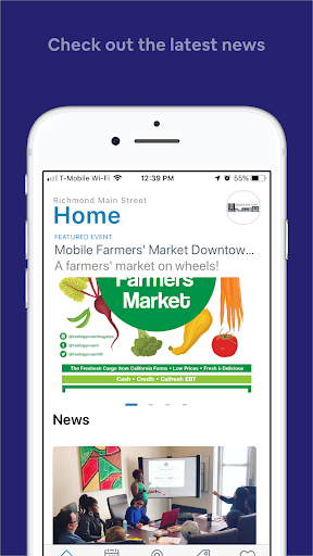 Android application Richmond Main Street screenshort