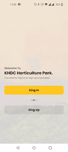 Android application KHDC Horticulture Park eTicket screenshort