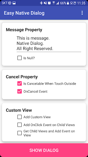 Easy Native Dialog(Android Ale Screenshot 2 - AppWisp.com