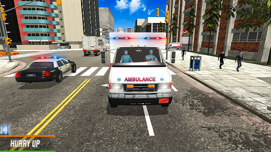City Rescue Ambulance Driving