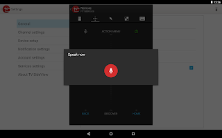 screenshot of Video & TV SideView Voice