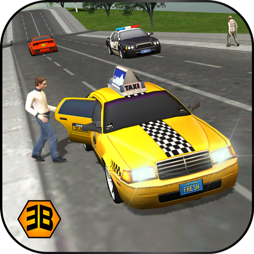 USA City Taxi Driver Mania Fun logo