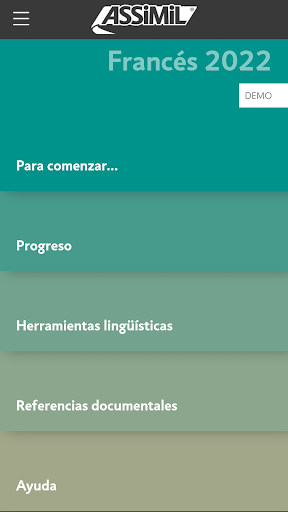 Android application Aprender Francés Assimil screenshort