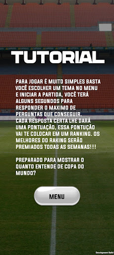 Quiz Copa do Mundo Screen 3