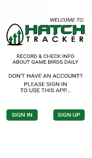 Android application HatchTracker Hobby screenshort