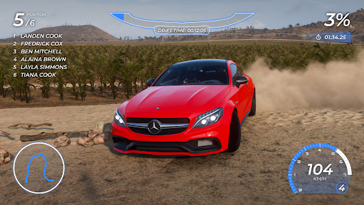 Android application Mercedes C63: Drive & Drift screenshort