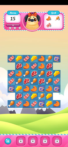 Puggy Treats Match Screen 3