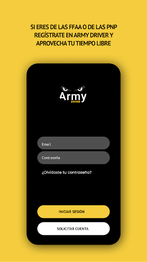 Android application Army Driver Conductor screenshort