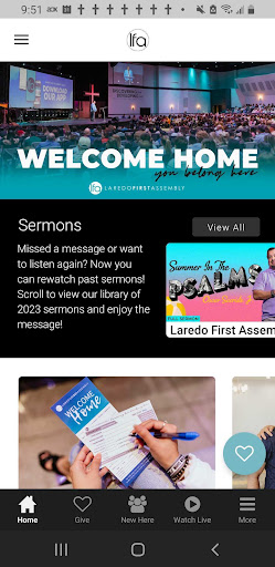 Laredo First Assembly Screen 2