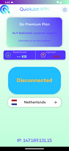 QuickJot VPN: Fast Proxy Flow Screen 2