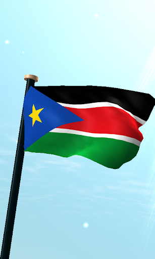 Android application South Sudan Flag 3D Free screenshort