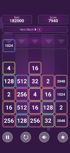 Android application Numbers Game -Drop the Numbers screenshort