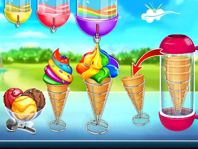 Ice Cream Cone-Ice Cream Games