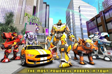 Rhino Robot Games MOD APK: Robot Wars (GOD MODE) 6
