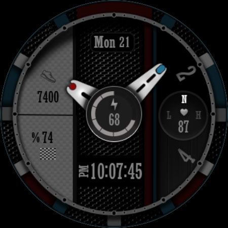 W-Design WOS072 - Watch Face Screen 3