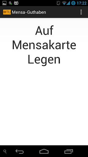Mensa Balance Screen 2
