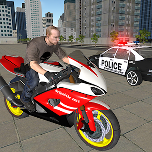 Bike Driving: Police Chase logo