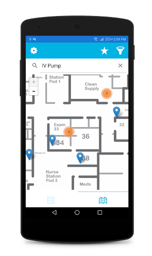 Android application Infor Locate screenshort