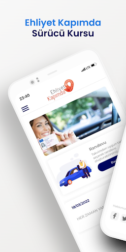 Android application Ehliyet Kapımda screenshort