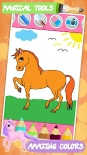 Coloring game: Unicorns 4 kids