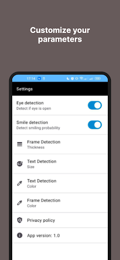 Face Detector Screen 3