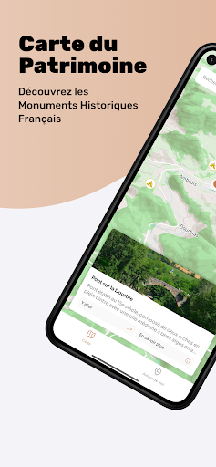Android application Carte du Patrimoine screenshort