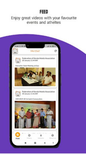 Android application Me Chef screenshort