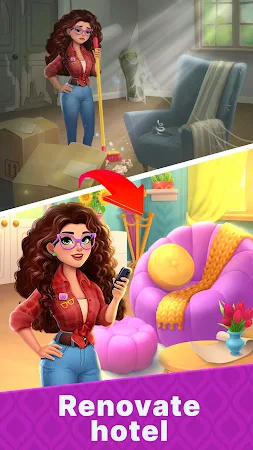 Game screenshot Hotel Makeover: Sorting Games hack